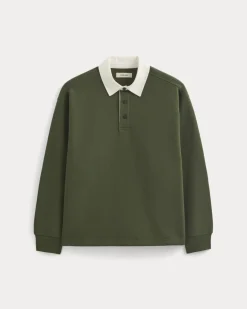 Luxe Fleece Rugby Polo