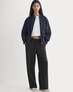 Luxe Fleece Wide-Leg Sweatpant