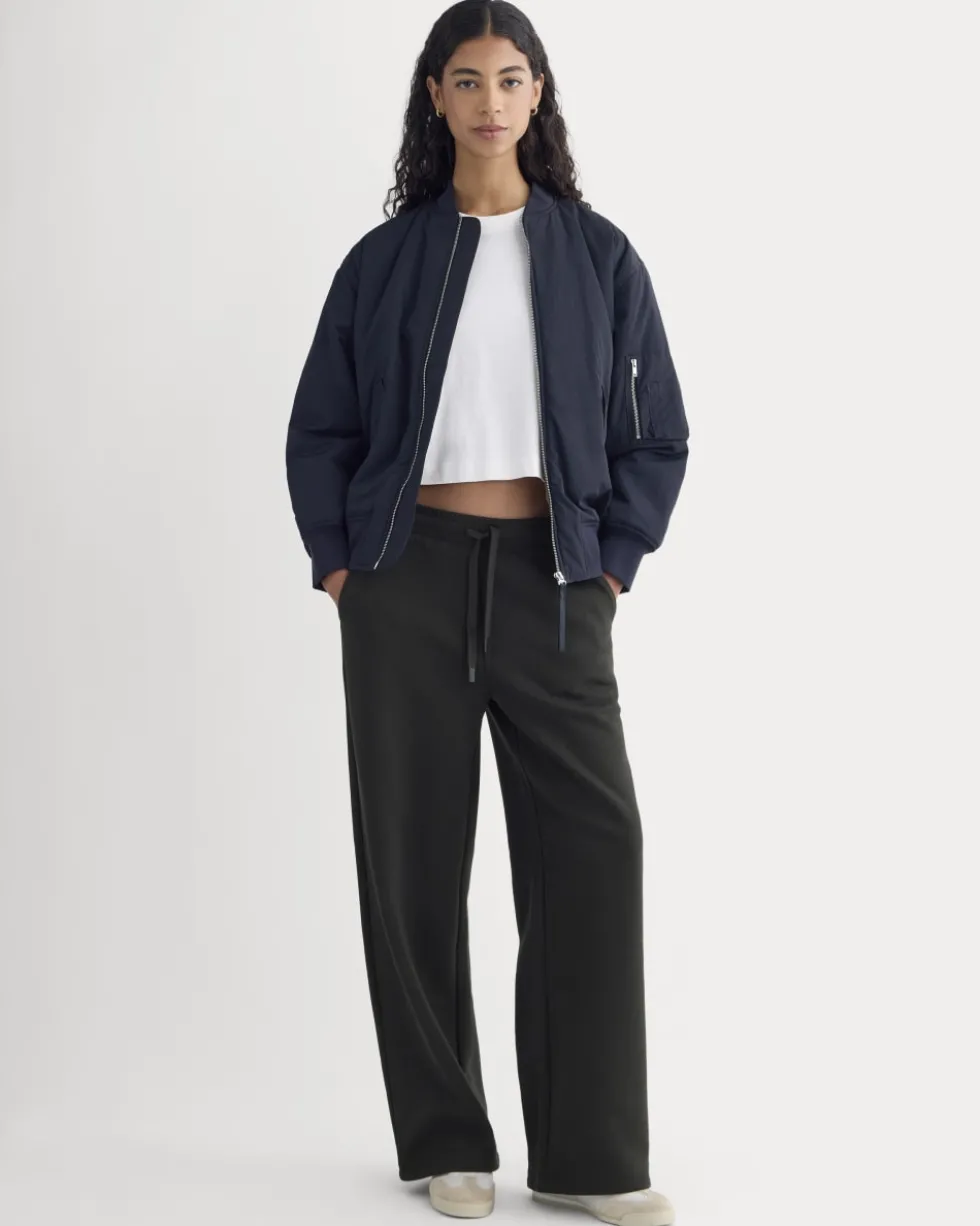 Luxe Fleece Wide-Leg Sweatpant