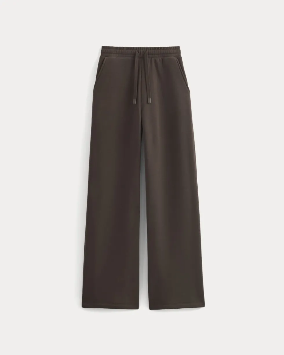 Luxe Fleece Wide-Leg Sweatpant