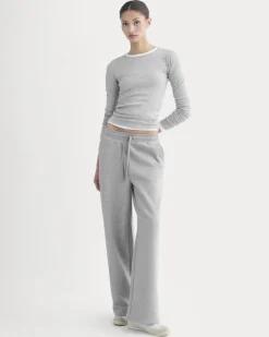 Luxe Fleece Wide-Leg Sweatpant