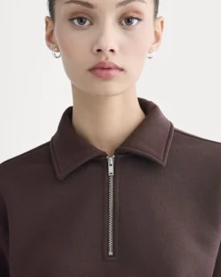 Luxe Fleece Zip Polo
