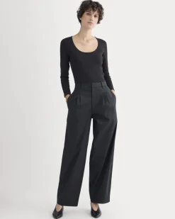 Luxe Rib Deep U-Neck Top