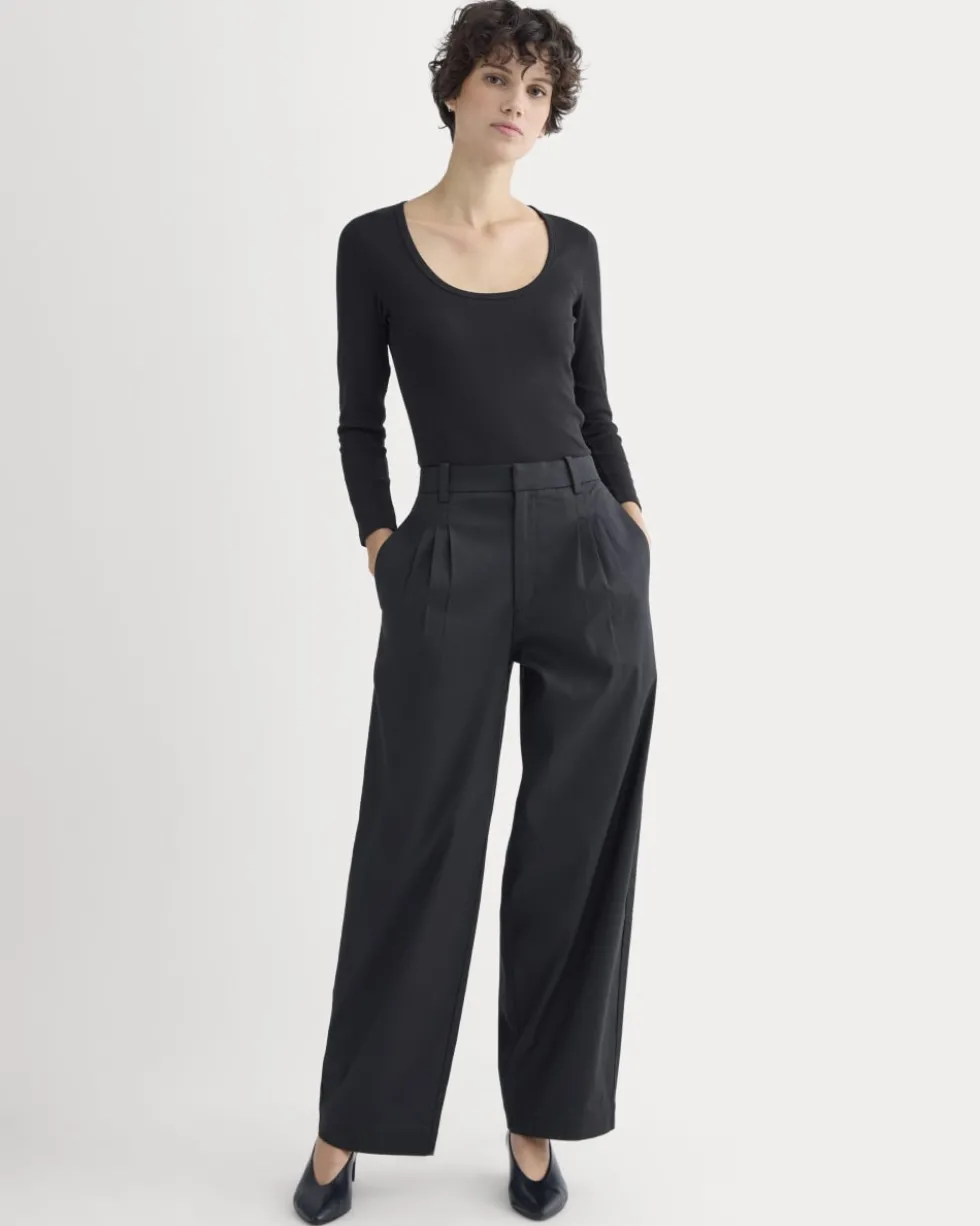 Luxe Rib Deep U-Neck Top
