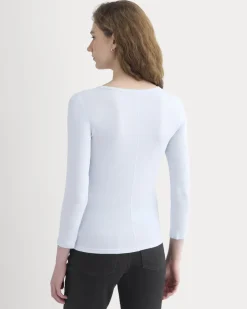 Luxe Rib Deep U-Neck Top