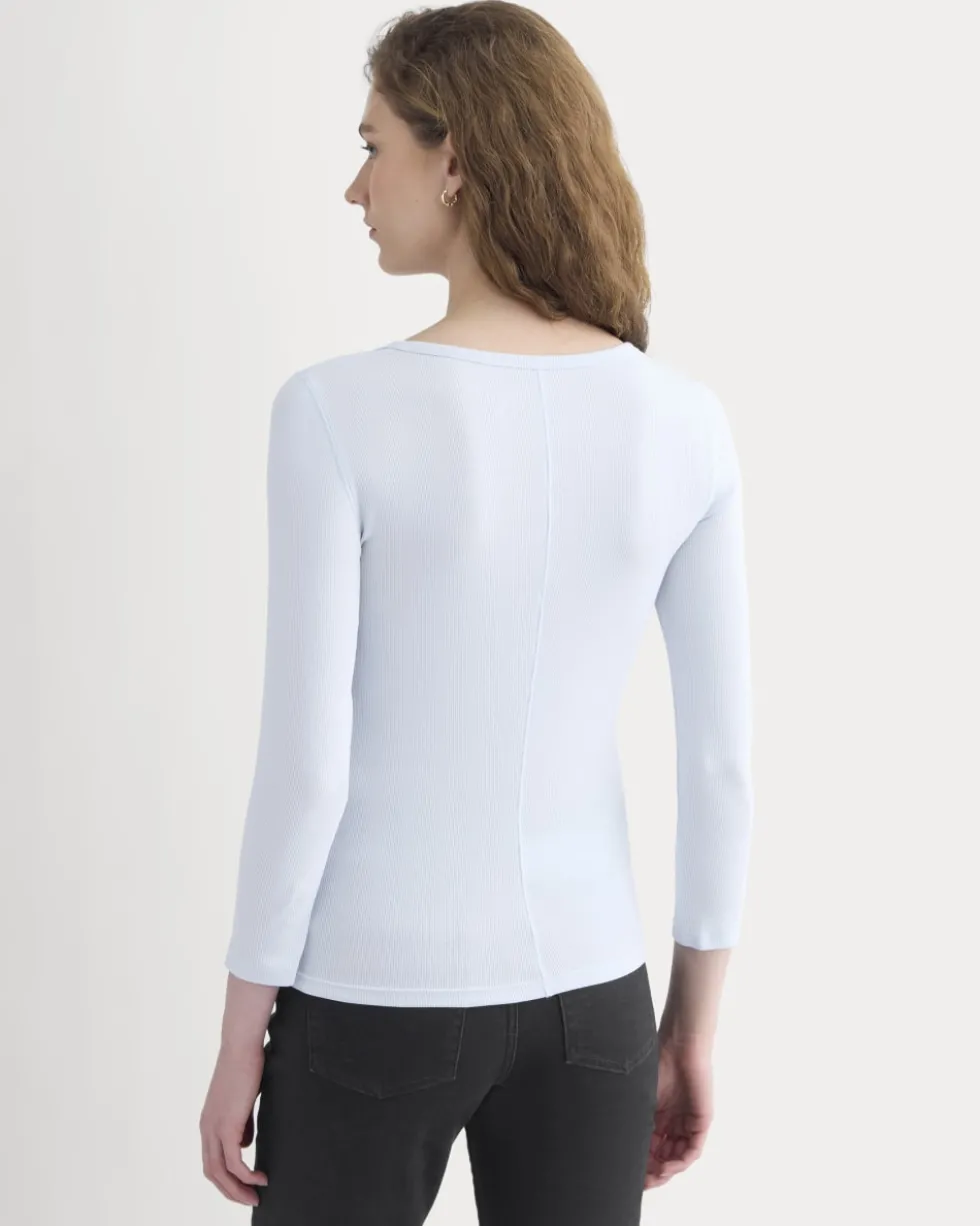 Luxe Rib Deep U-Neck Top