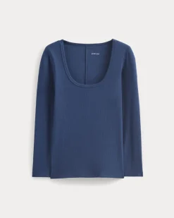 Luxe Rib Deep U-Neck Top