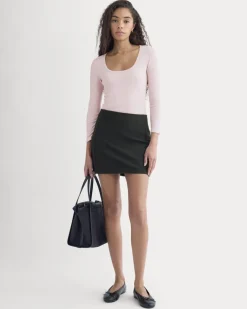 Luxe Rib Deep U-Neck Top