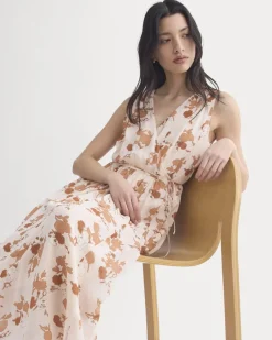 Maxi Dress in Silk Georgette