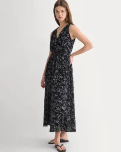 Maxi Dress in Silk Georgette