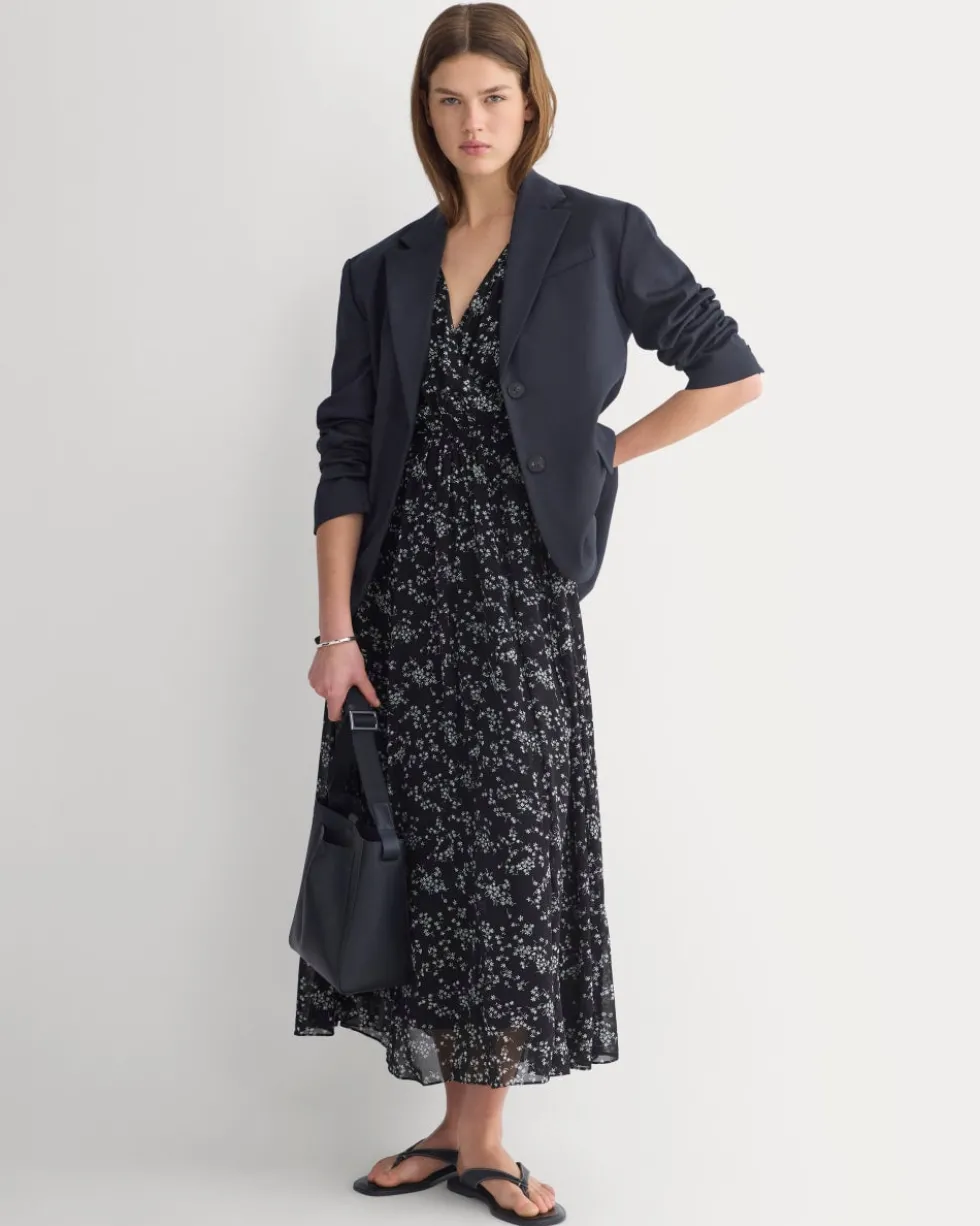Maxi Dress in Silk Georgette