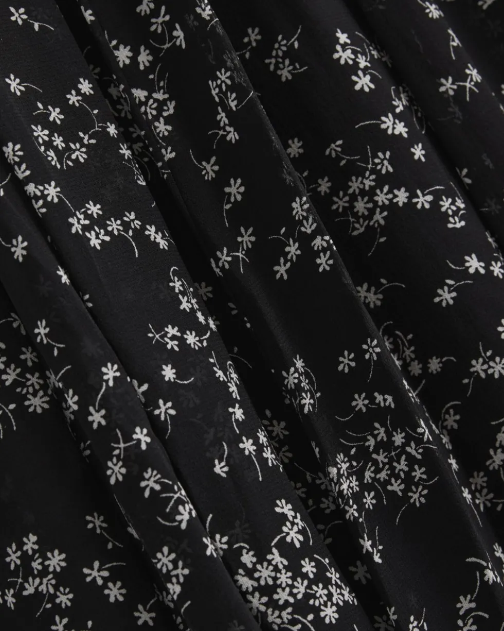 Maxi Dress in Silk Georgette