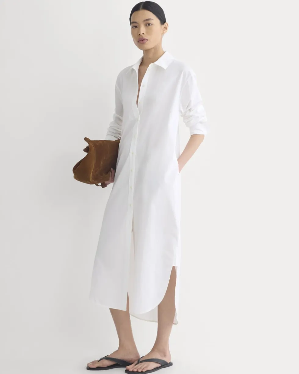 Midi Shirtdress in Ultrasoft Cotton