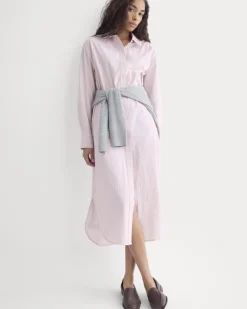 Midi Shirtdress in Ultrasoft Cotton