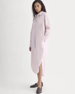 Midi Shirtdress in Ultrasoft Cotton