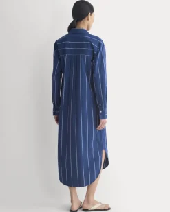 Midi Shirtdress in Ultrasoft Cotton