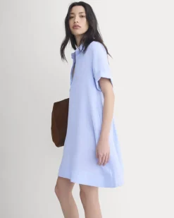 Mini Popover Shirtdress in Linen