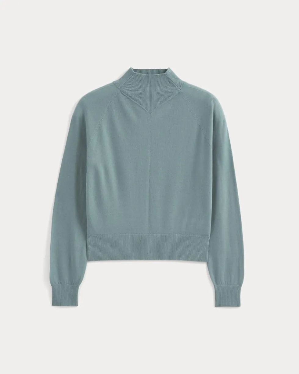 Mockneck Sweater In Ultrafine Merino