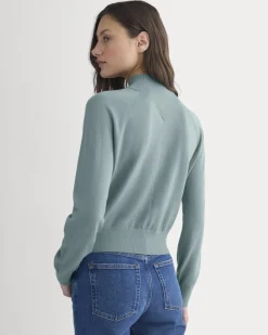 Mockneck Sweater In Ultrafine Merino