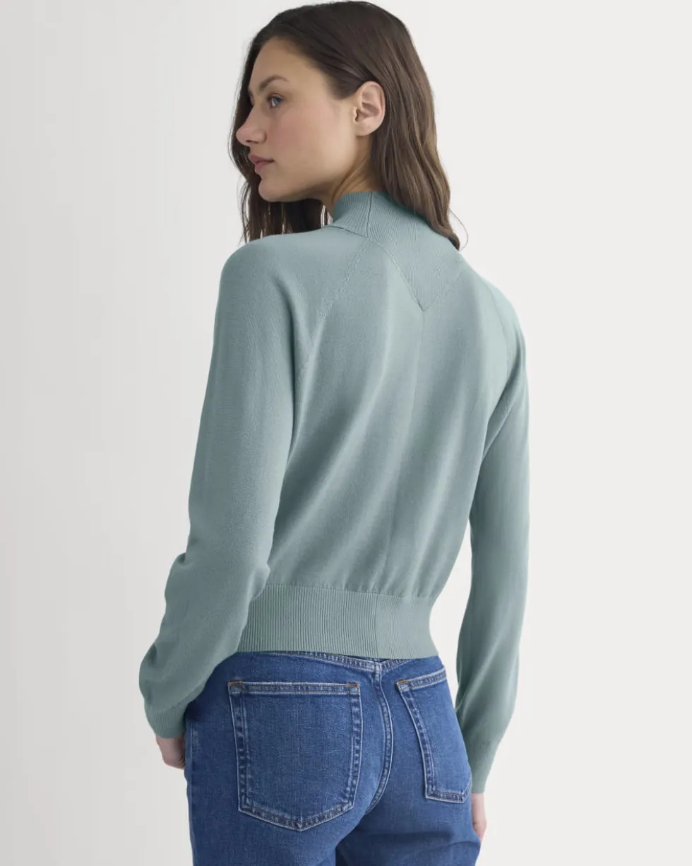 Mockneck Sweater In Ultrafine Merino