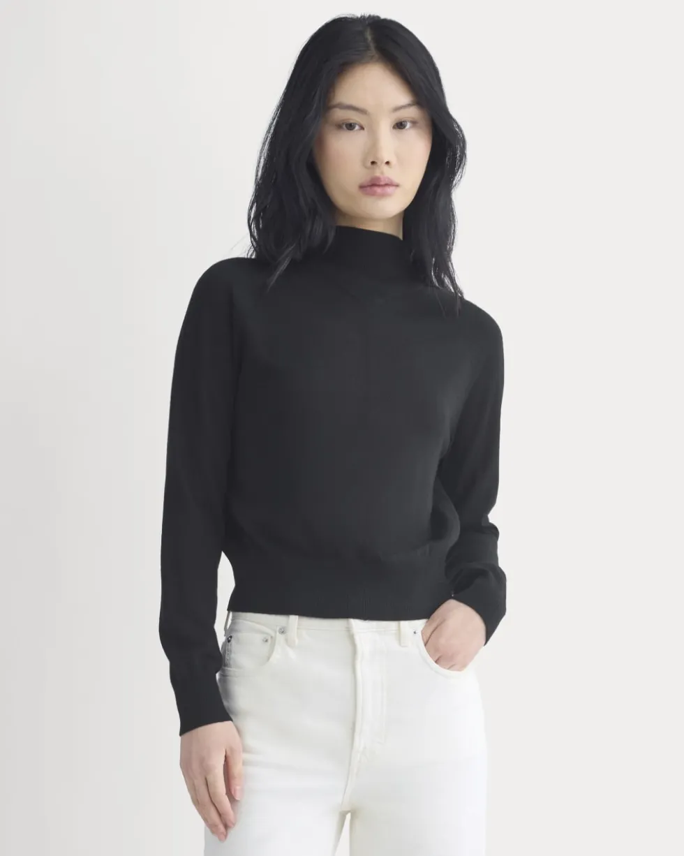 Mockneck Sweater In Ultrafine Merino
