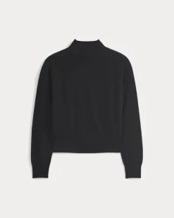 Mockneck Sweater In Ultrafine Merino