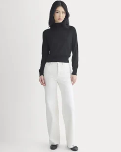 Mockneck Sweater In Ultrafine Merino