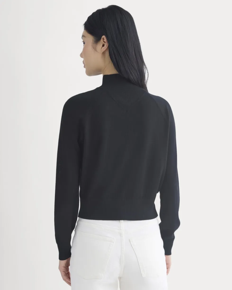 Mockneck Sweater In Ultrafine Merino