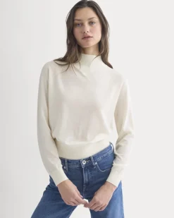 Mockneck Sweater In Ultrafine Merino