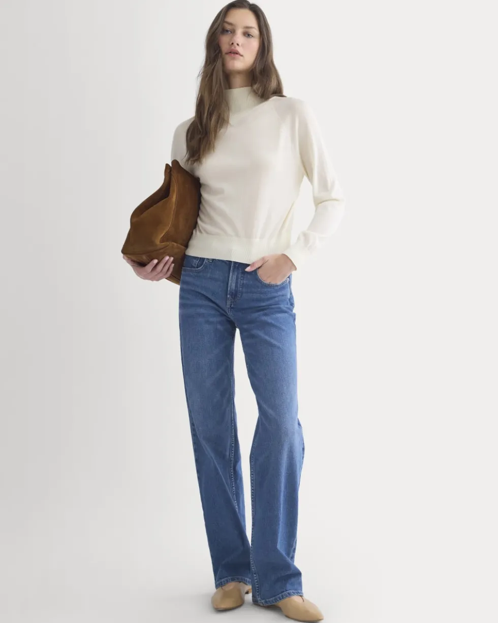 Mockneck Sweater In Ultrafine Merino