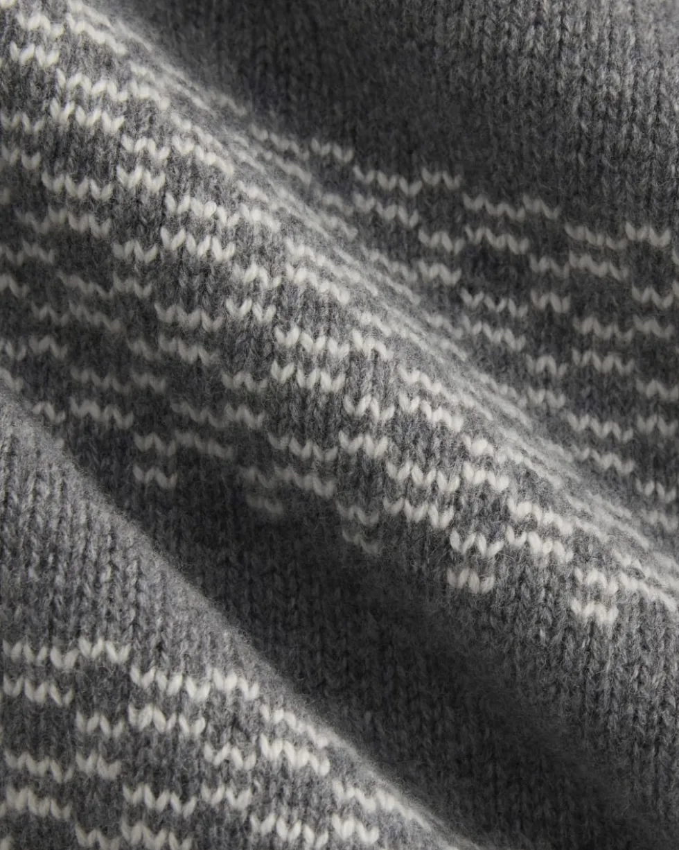Nordic Cropped Boxy Crew in Luxe Merino