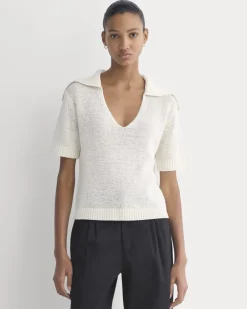 Open Collar Polo