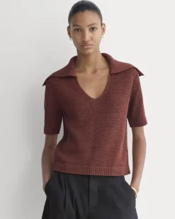 Open Collar Polo