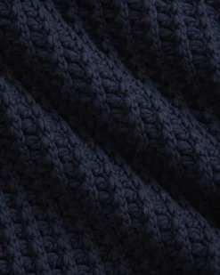 Open-Knit Crew in Elevated Cotton
