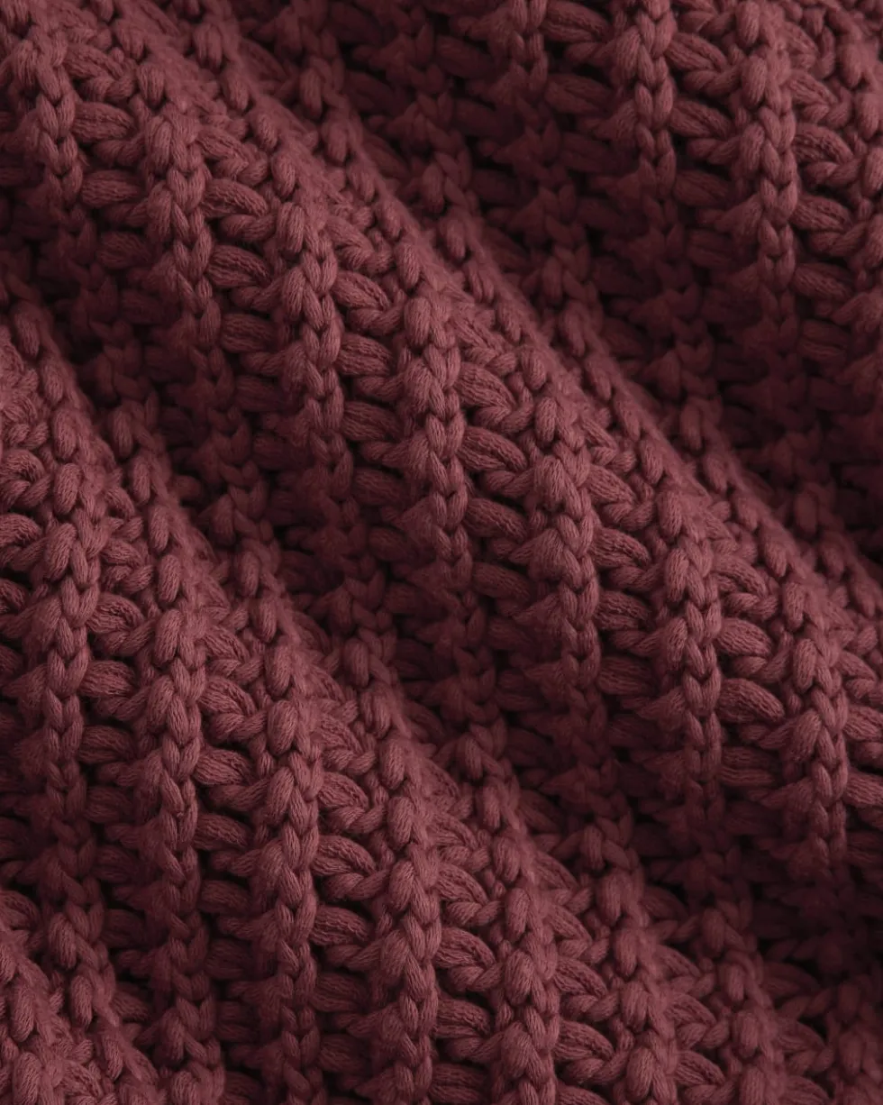 Open-Knit Crew in Elevated Cotton