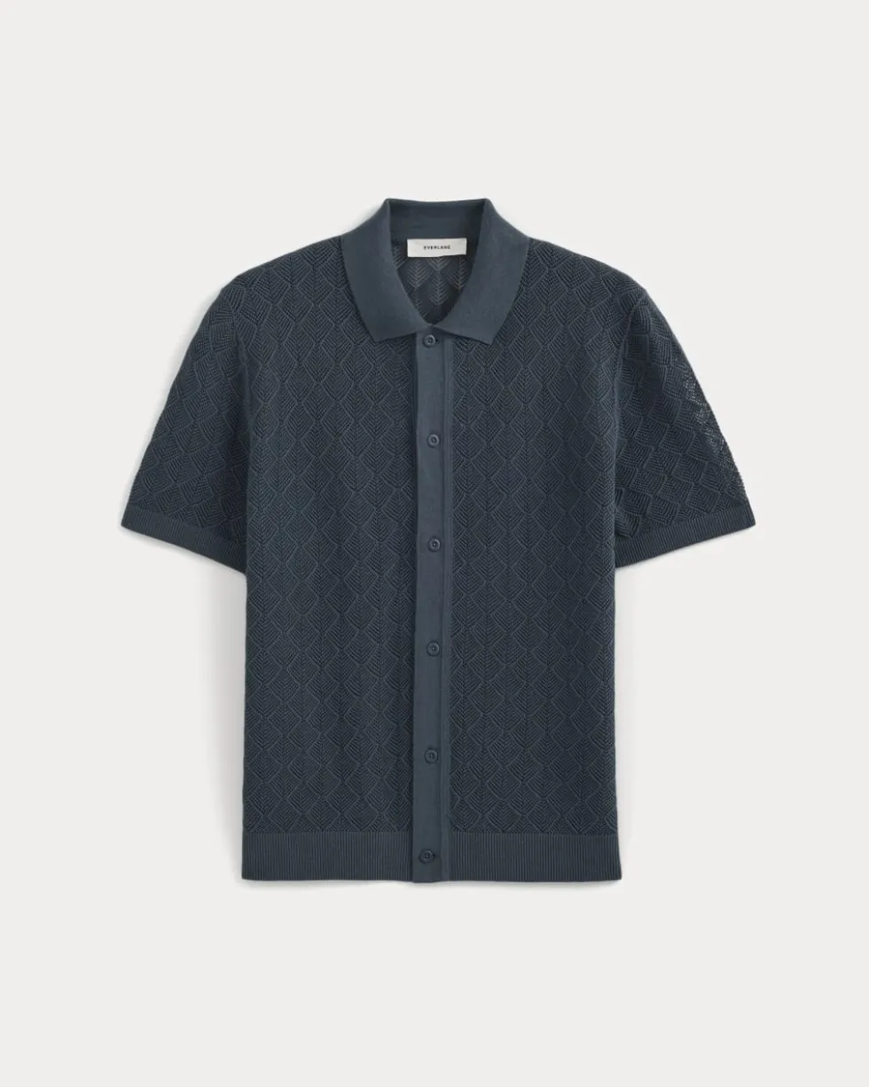 Open-Knit Resort Shirt