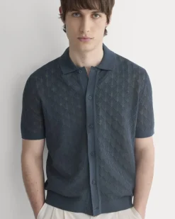 Open-Knit Resort Shirt