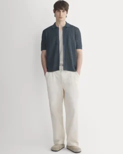 Open-Knit Resort Shirt