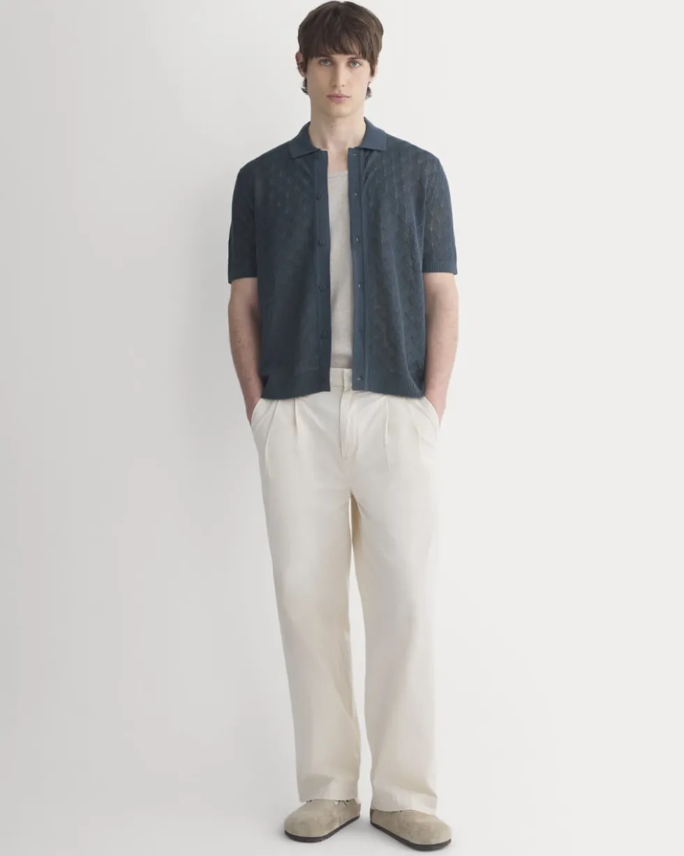 Open-Knit Resort Shirt