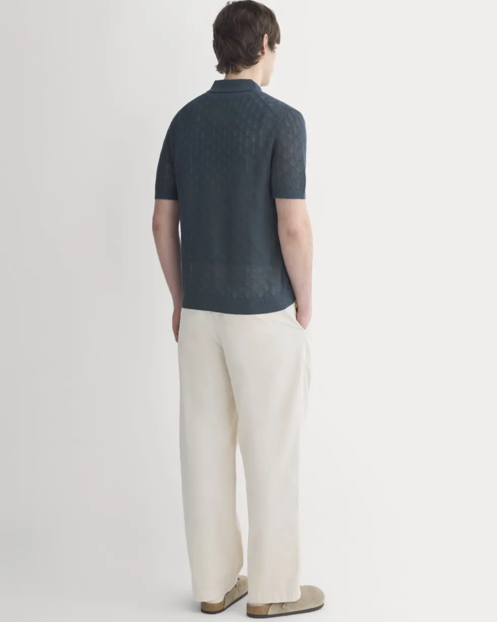 Open-Knit Resort Shirt
