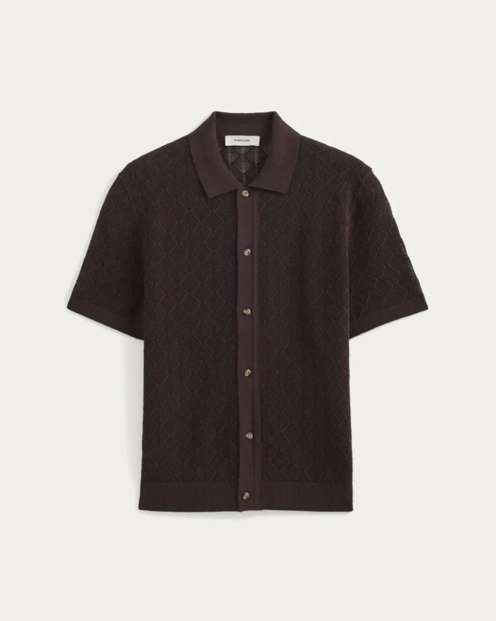 Open-Knit Resort Shirt
