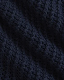 Open-Knit Tunic Vest in Elevated Cotton