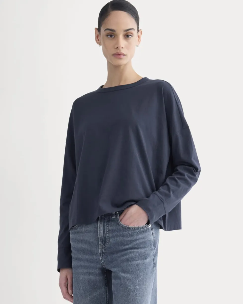 Oversized Boxy Crew in Essential Cotton