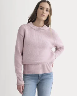 Oversized Cocoon Crew in Elevated Cotton