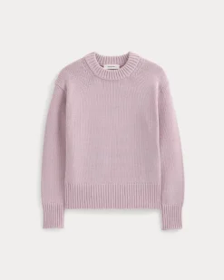 Oversized Cocoon Crew in Elevated Cotton