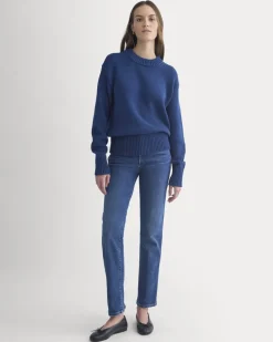 Oversized Cocoon Crew in Elevated Cotton