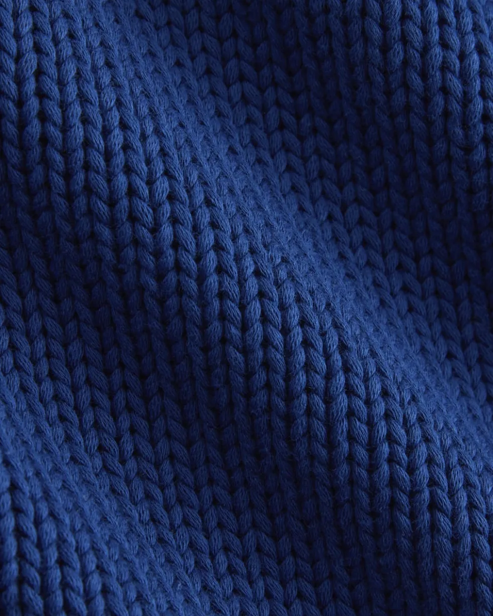 Oversized Cocoon Crew in Elevated Cotton
