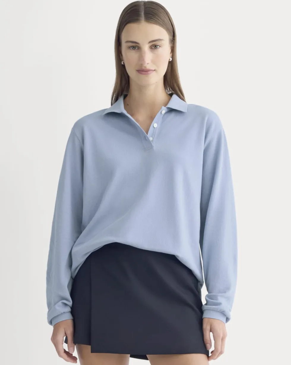 Oversized Pique Polo