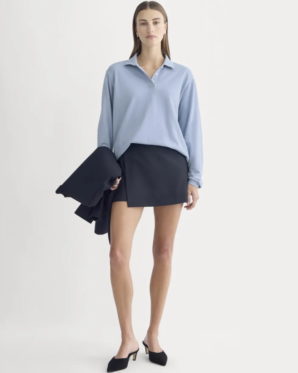Oversized Pique Polo