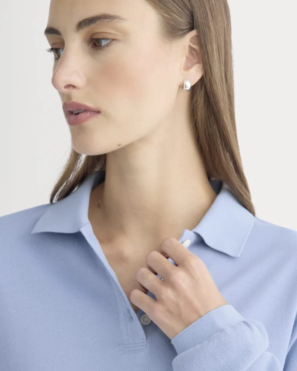 Oversized Pique Polo